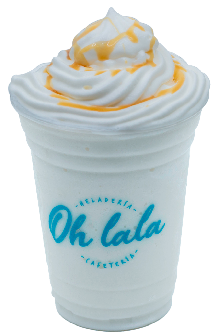 Frappe de chocolate blanco